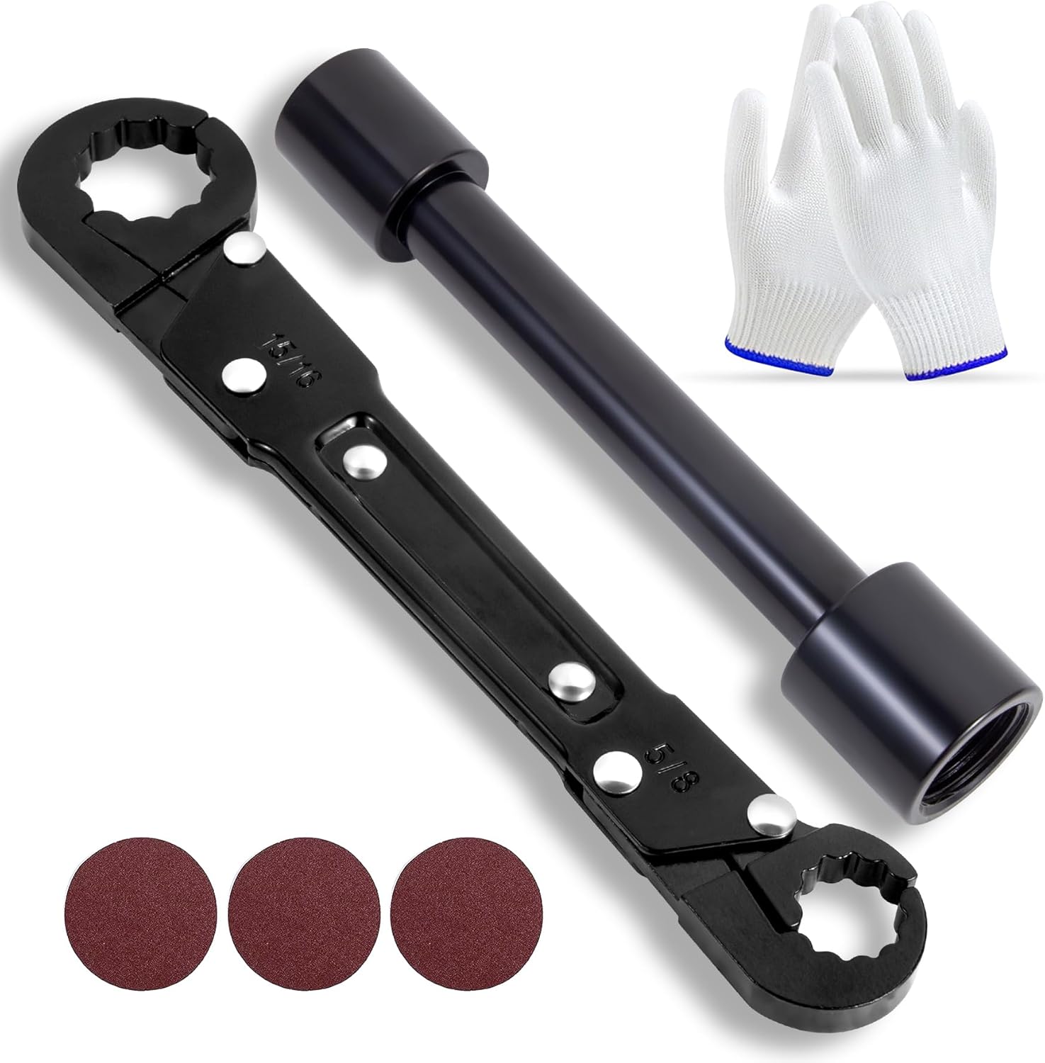 FullMayPro Plumbing Tools,Angle Stop Wrench Kit, Angleon Wrench