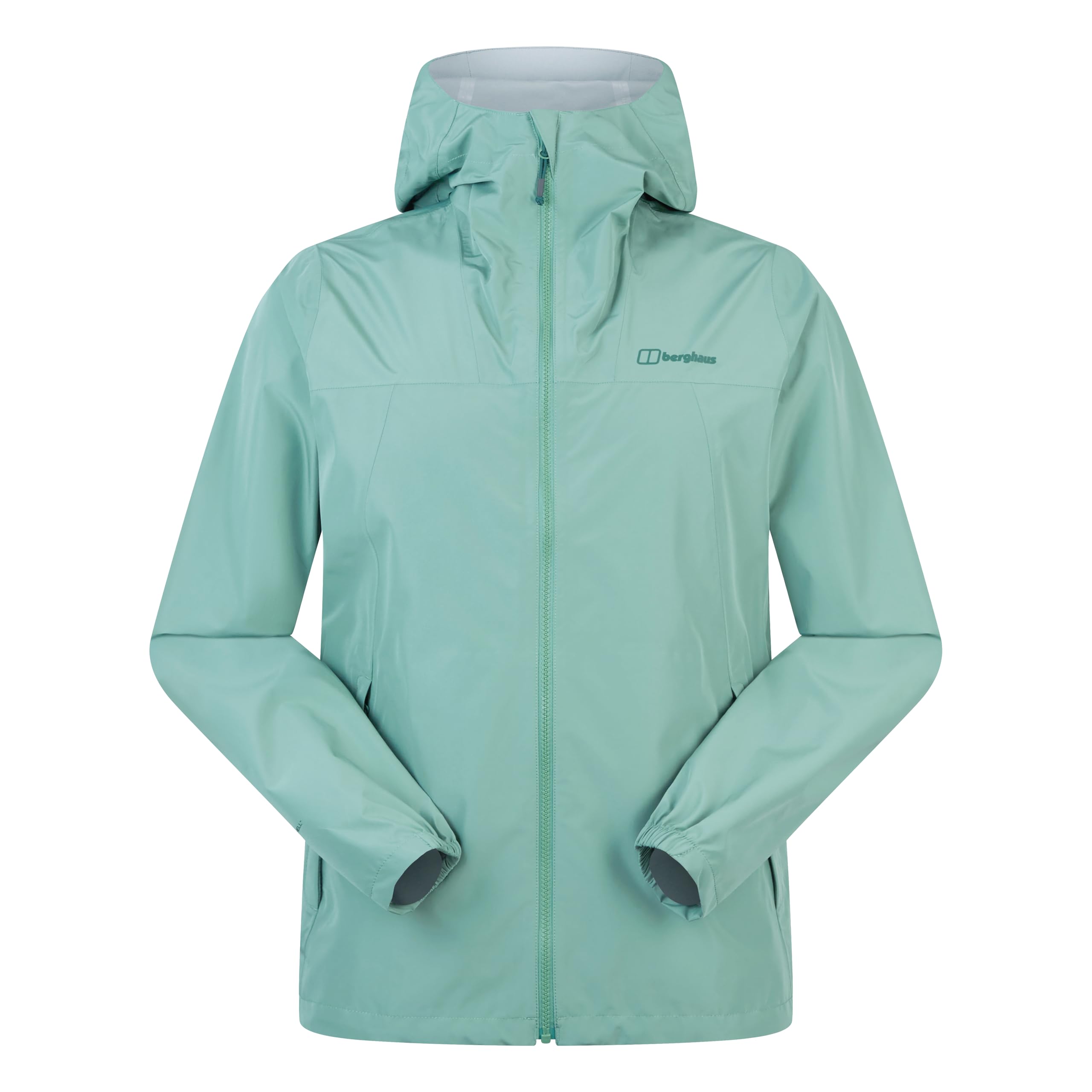 Berghaus Men's Deluge Pro Waterproof Shell Jacket | Adjustable | Durable Coat | Rain Protection Waterproof Jacket, Light Terrain, 3XL