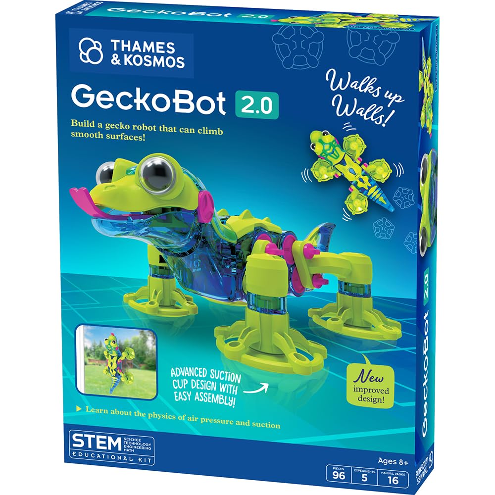 Amazon.com: Thames & Kosmos GeckoBot 2.0 STEM Experiment Kit