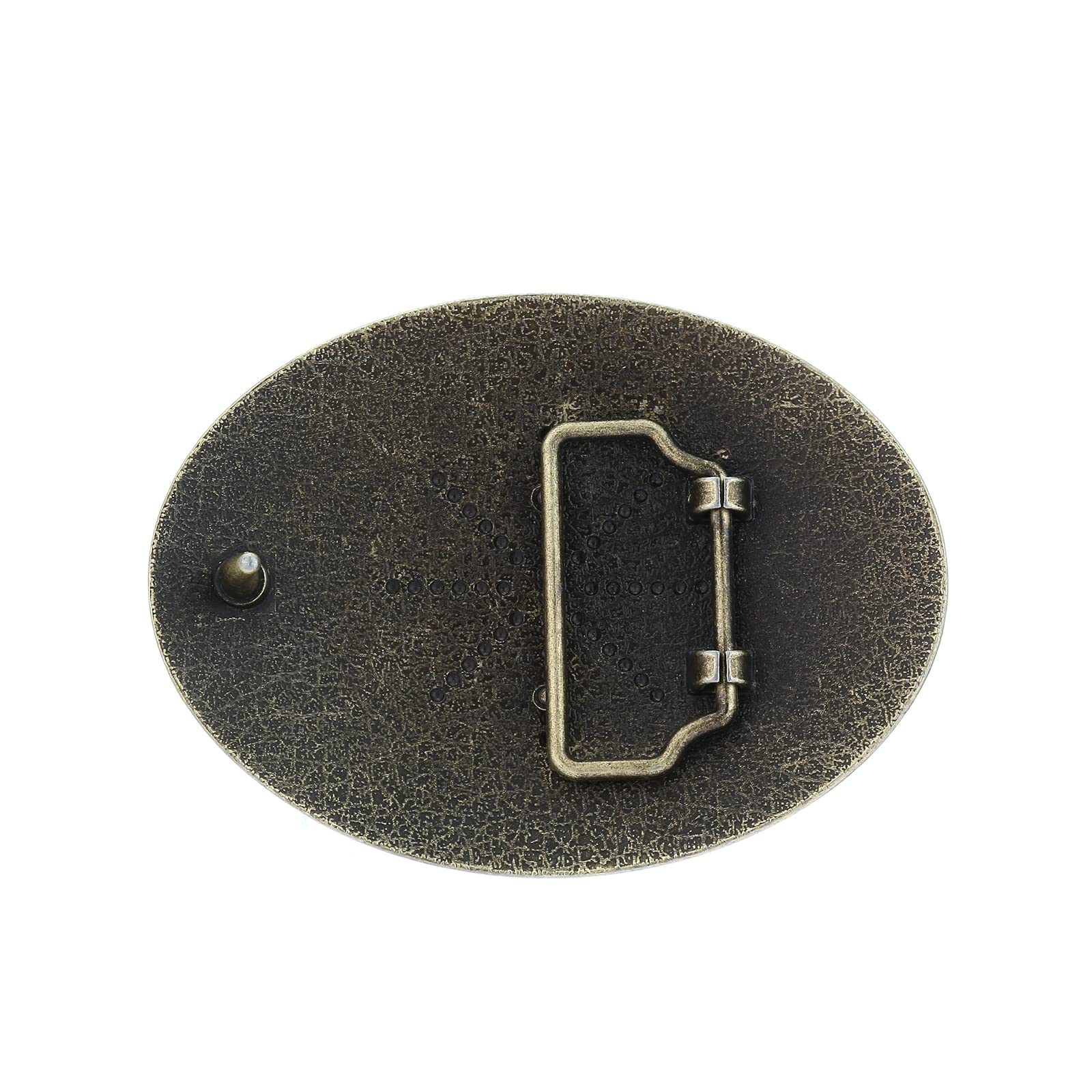 Fibbadet Belt Buckles Men- Initial Letters A to Z Western Rodeo Cowboy Cowgirl Belt Buckle for Men Boys Halloween Birthday Party (L)