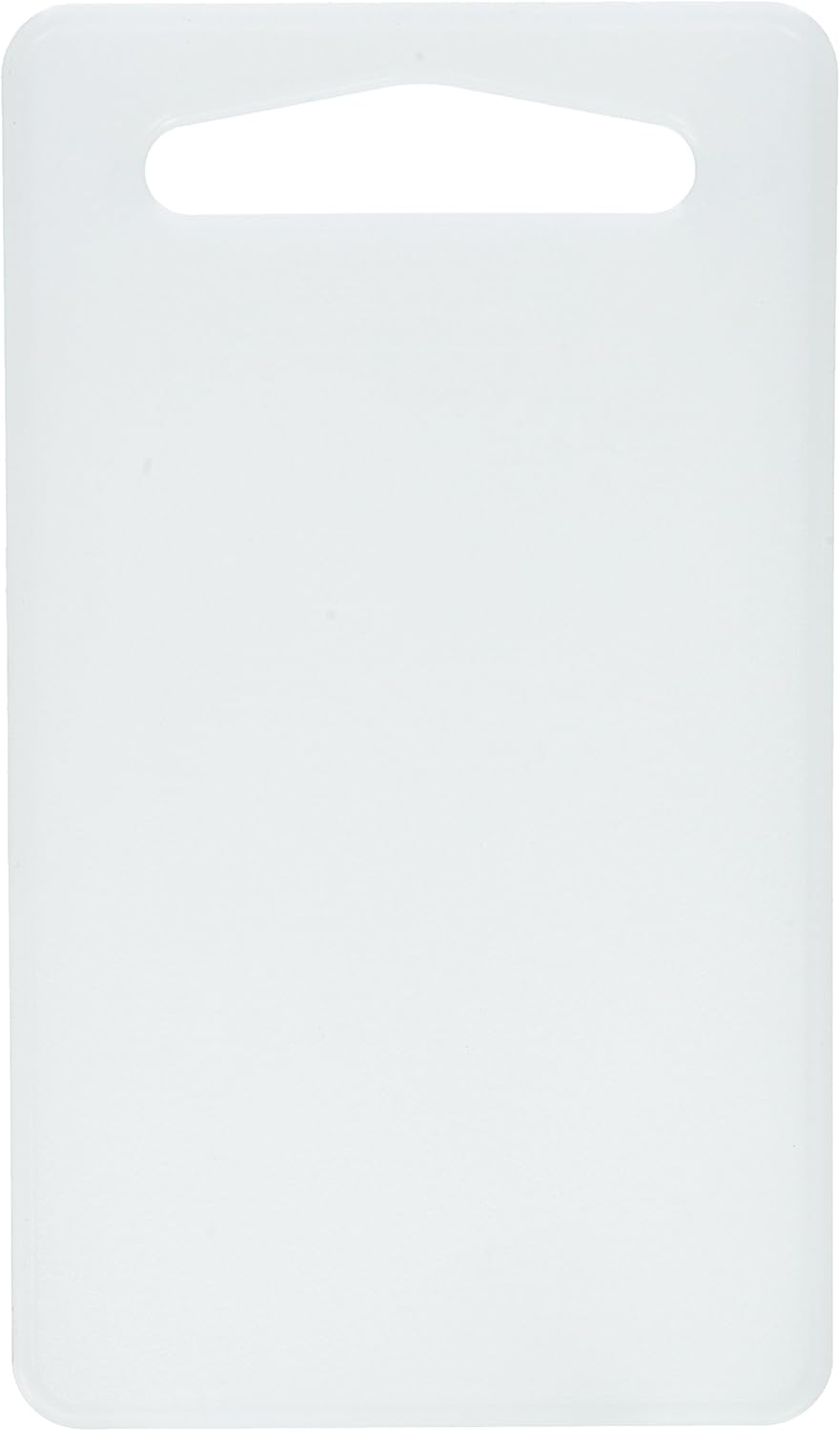 Fackelmann 39005 - Tabla Cortar Cocina LLDPE Blanca 24x14x0,6cm