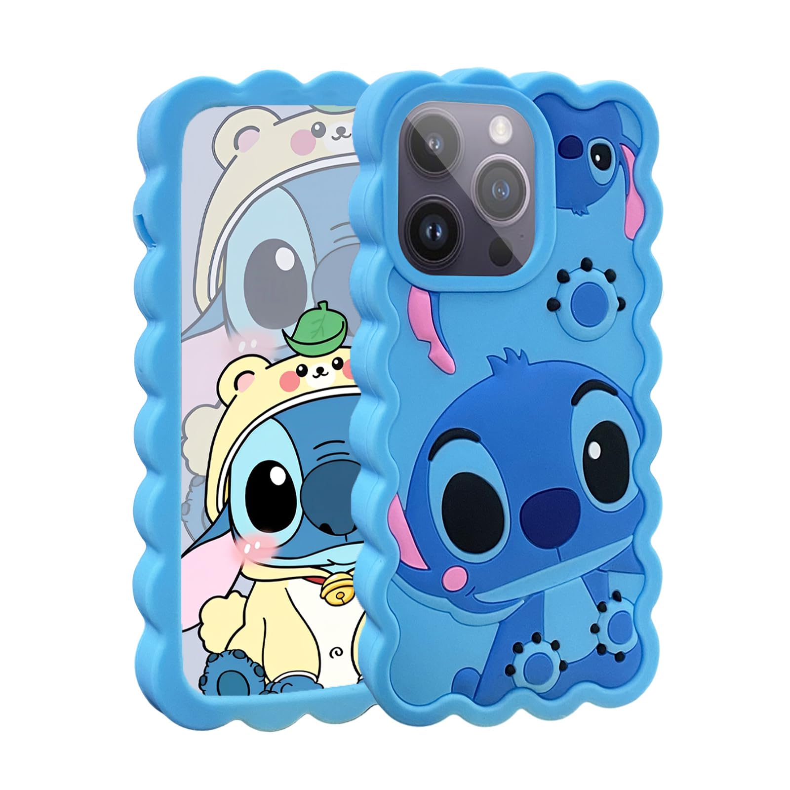 Compatible with iPhone 14 Pro Max Case, Cute 3D Cartoon Unique Cool Soft Silicone Animal Character Protector Boys Kids Girls Gifts Cover Housing Skin Cases for iPhone 15 Pro Max/14 Pro Max