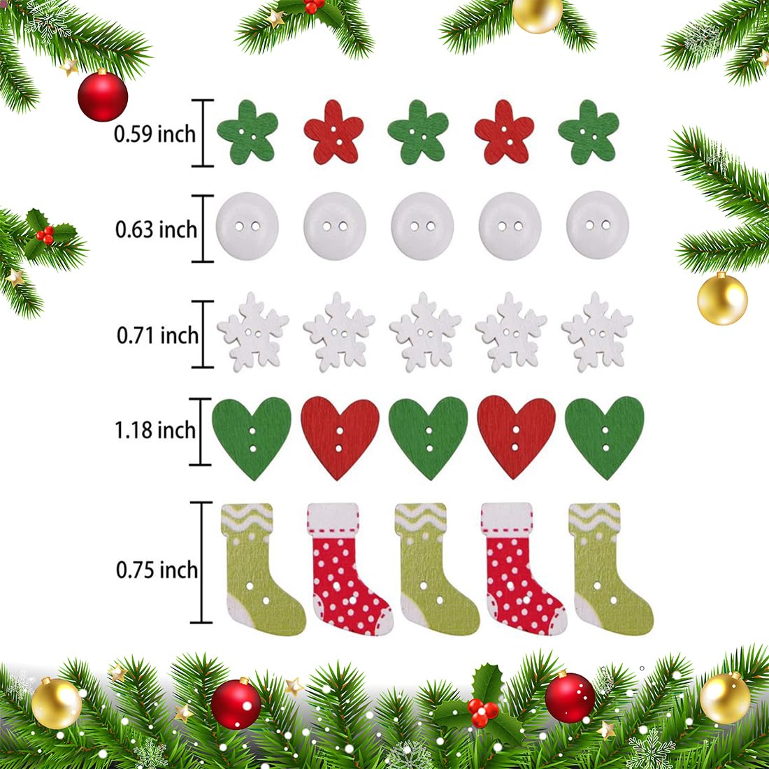 Lot De 10 Boutons En Bois En Forme D'étoile - Diamètre 25mm - Pour Noël, Scrapbooking Et Décoration Créative