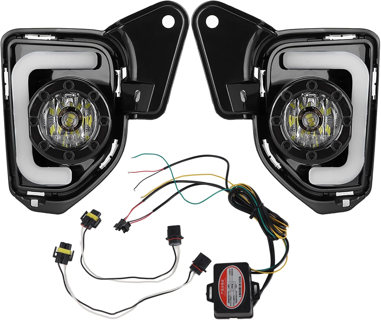 YUANJS Daytime Running Light, DRL Turn Signal Fog Light Fog