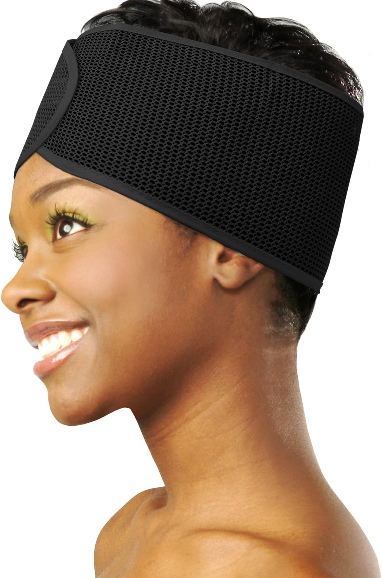 Donna Premium Collection Extra Firm Mesh Wrap (Black, X-Large)