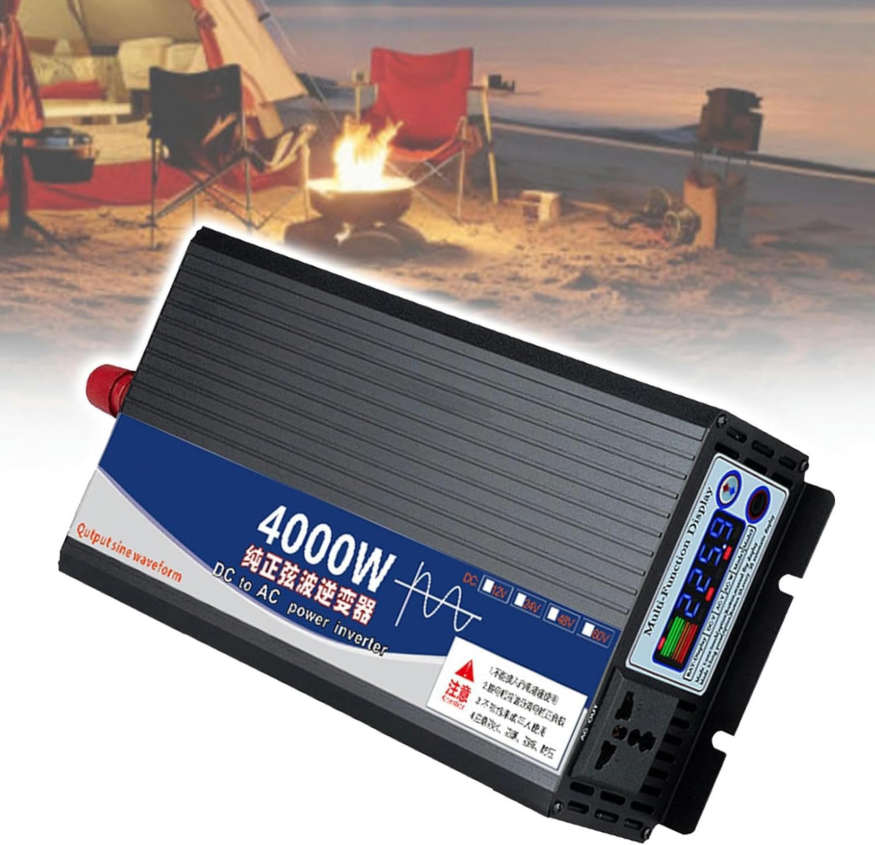 Convertisseur DC à AC onde sinusoïdale pure 4000W pour RV