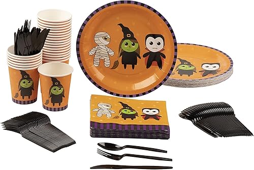 Miniatura 143 de Decoración de fiesta de cumpleaños de París de 144 piezas con platos, servilletas, tazas y cubiertos, juego de vajilla desechable para cumpleaños