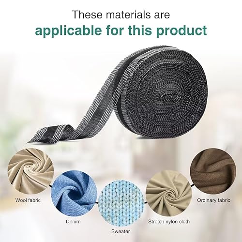 Miniatura 3 de Cinta adhesiva de dobladillo instantáneo para planchar, cinta de dobladillo para pantalones, 65.6 ft (0.94 pulgadas x 22 yardas), cinta adhesiva de