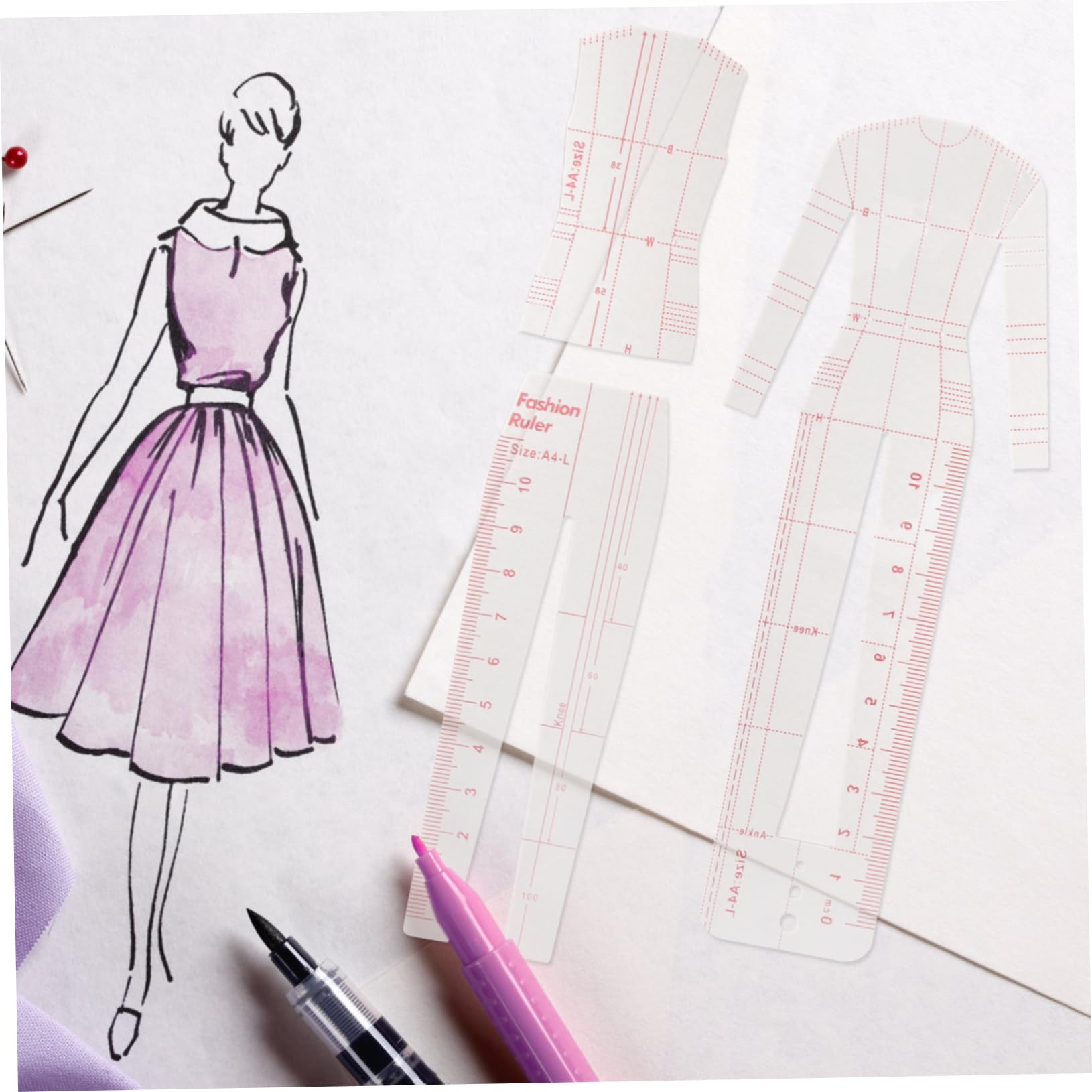 Lurrose 25 Pezzi Patchwork Righello Quilting Righelli Abbigliamento Quilting Modello Righello Modelli Per Cucire Cucito Umanoidi Modelli Abbigliamento Lavorazione Righelli Modelli