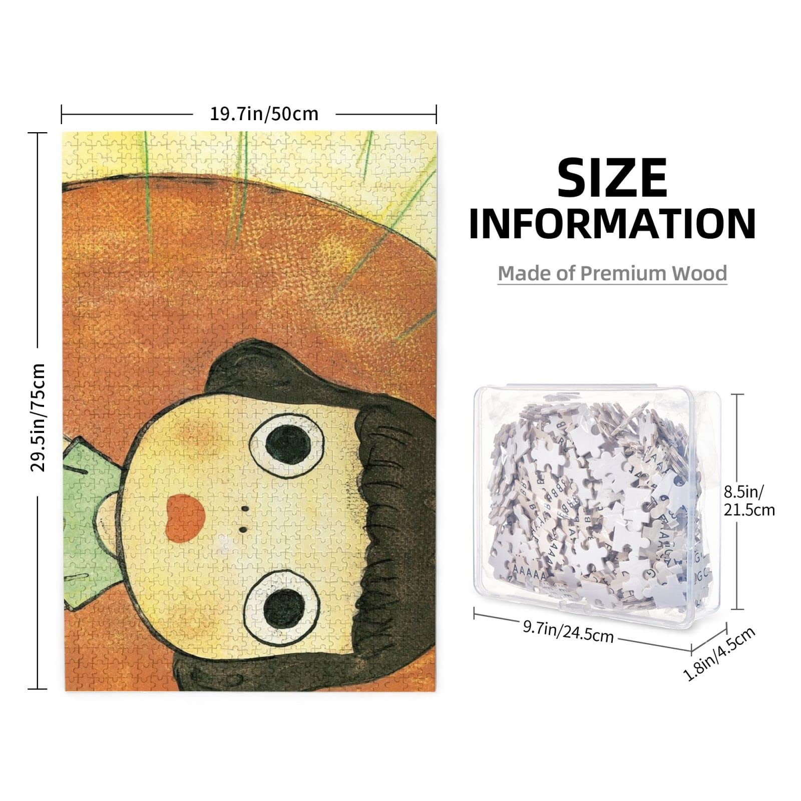 Amazon.co.jp: 奈良美智 ジグソーパズル 1000ピース パズル 子供の