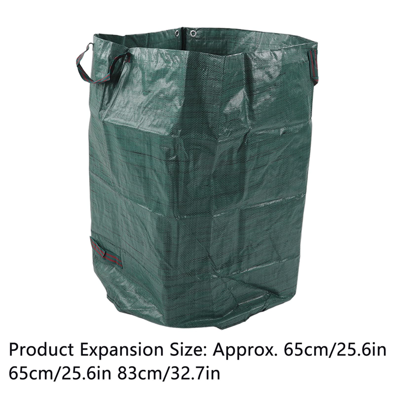 FLEXMAN 3 Szt. Torby Ogrodowe, 65X65x83cm Materiał Tkany Z PP Składane Torby Ogrodowe Na Liście 300L Wytrzymałe Torby Ogrodowe Wielokrotnego Użytku Galonowe Na Trawnik Na Trawnik