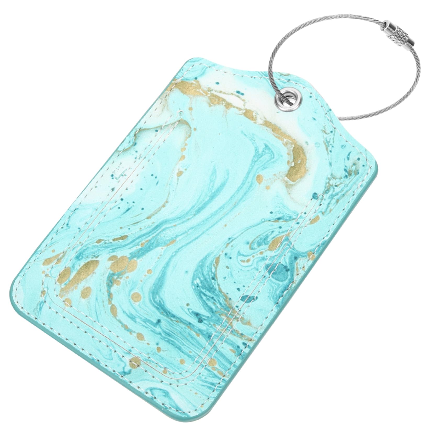 LIFKOME 4 Etichette Identificative Per Bagagli Da Viaggio Personalizzate E Luminose in Pu Etichette Identificative Per Valigie