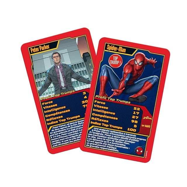 Foto 5 de 8 de Winning Moves Top Trumps Spiderman - Juego de Cartas y Mesa de Batallas - Juego de Viaje - De 2 a 6 Jugadores