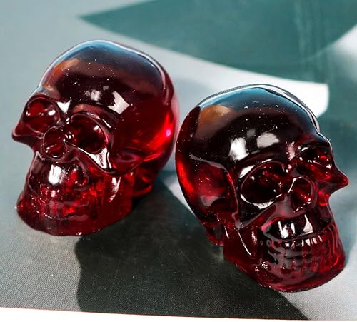 Miniatura 7 de para calavera creativa para llavero de cabeza molde de resina DIY manualidades pulsera colgante molde de silicona hecho a mano para llavero resina