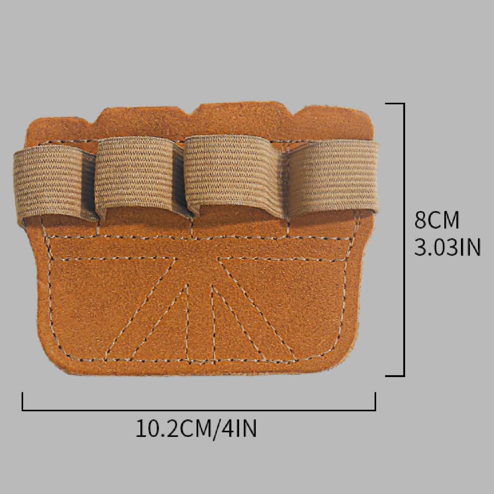 Generisch Strong Gym Gloves, bezpieczna ochrona dłoni, elastyczne końcówki do podnoszenia, antypoślizgowe 4 palce, reliable Kettlebell Training Gear, akcesoria treningowe do sztangi, fitnessu, 10,2 x