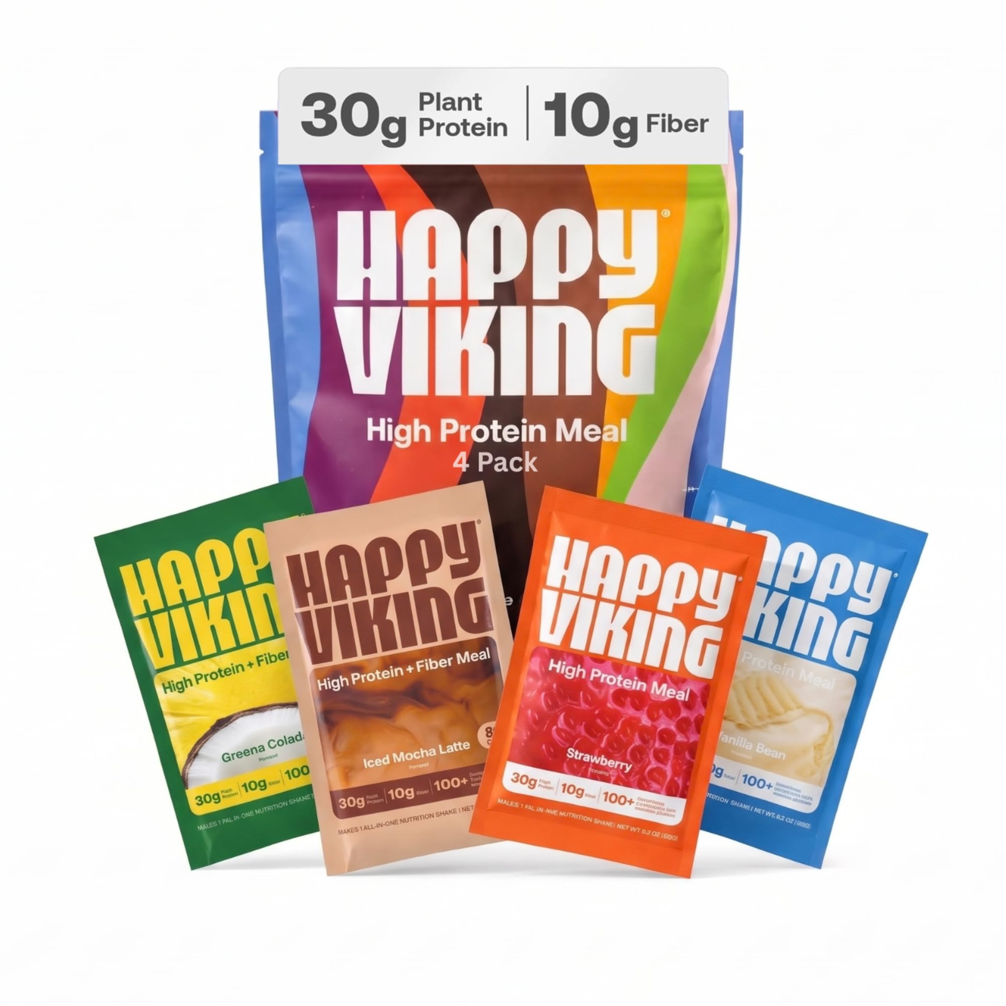 Happy Viking Plant-Based Vegan Protein Powder +100 Superfoods - Vanilla — Amazon image 11
