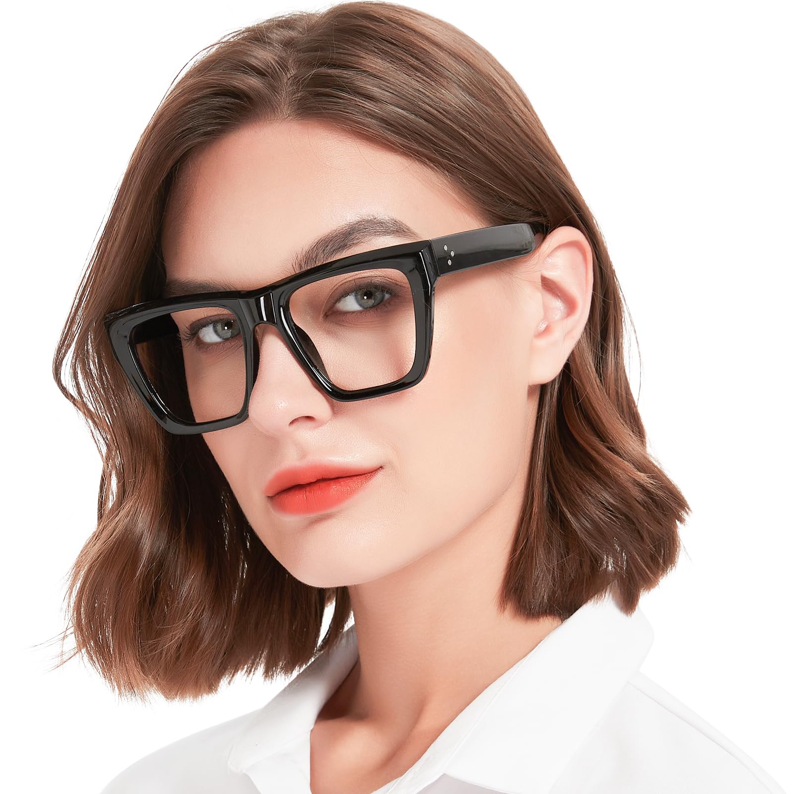 OCCI CHIARI Big Square Reading Glasses Women Comfortable Readers 1.0 1.25 1.5 1.75 2.0 2.25 2.5 2.75 3.0 3.5 4.0 5.0 6.0