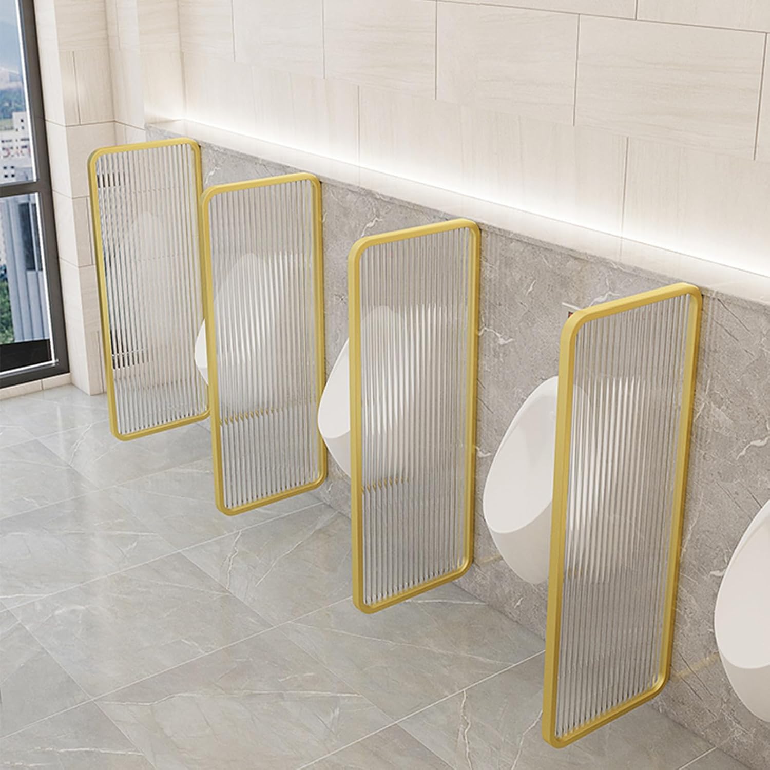 Glass Partition Wall,home Improvement Screen,urinal Screen Wall Toilet Partition,urinals Partition For Men Toilet Accessories,urinals Privacy Screen For Men Toilet,Room Divider Partitions Separator (