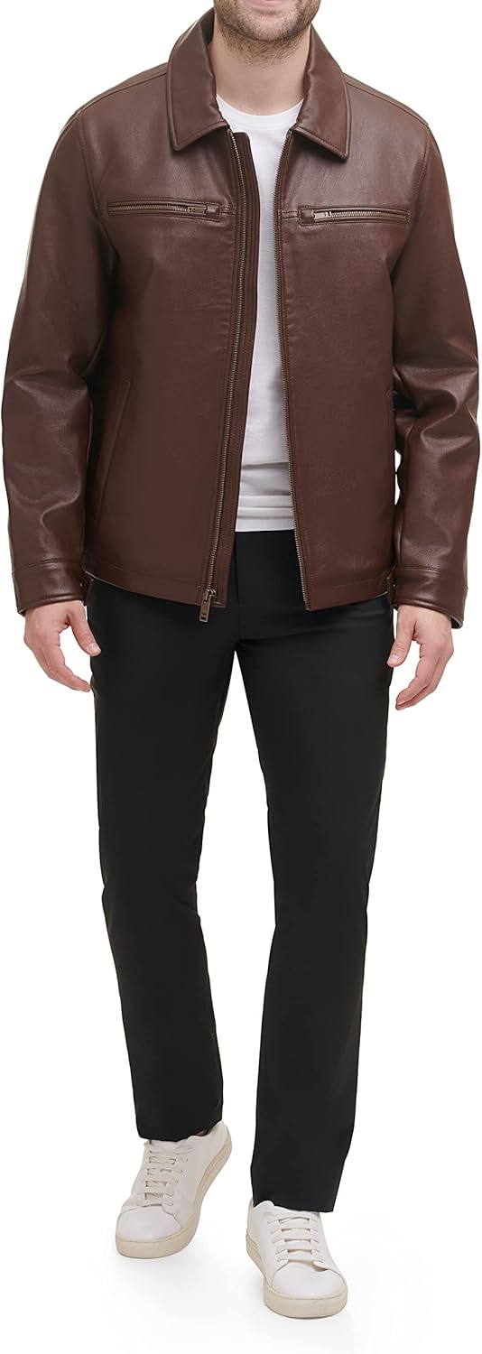 Dockers Men's James Faux Leather Jacket (Regular, Big & Tall Sizes) - Image 2