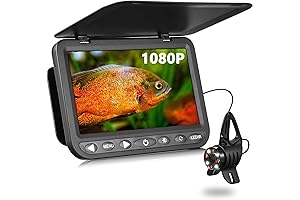 FishPro 7'' Underwater Fishing Camera HD 1080P, Ice Fishing Camera Underwater for Fishing