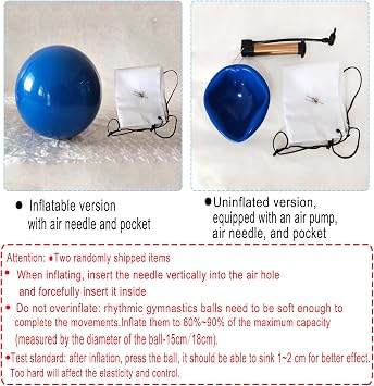 Professional Rhythmic Gymnastics Ball Dance Training Competition Performance and Yoga Suitable for Girls