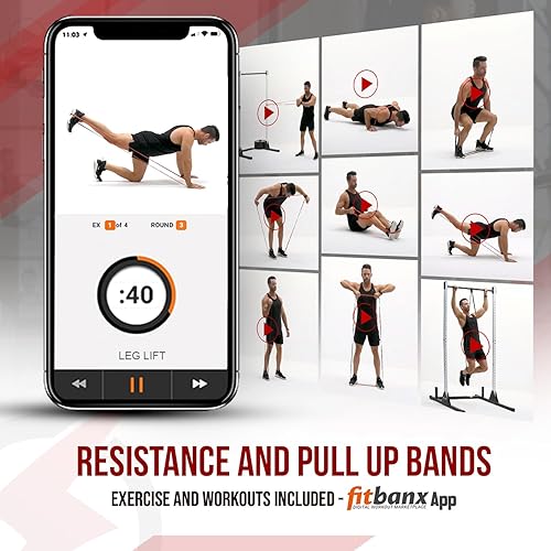 Miniatura 4 de INTENT SPORTS Pull Up Bandas de ayuda  Bandas de asistencia y resistencia para dominadas fitness estiramiento corporal trabajo de movilidad
