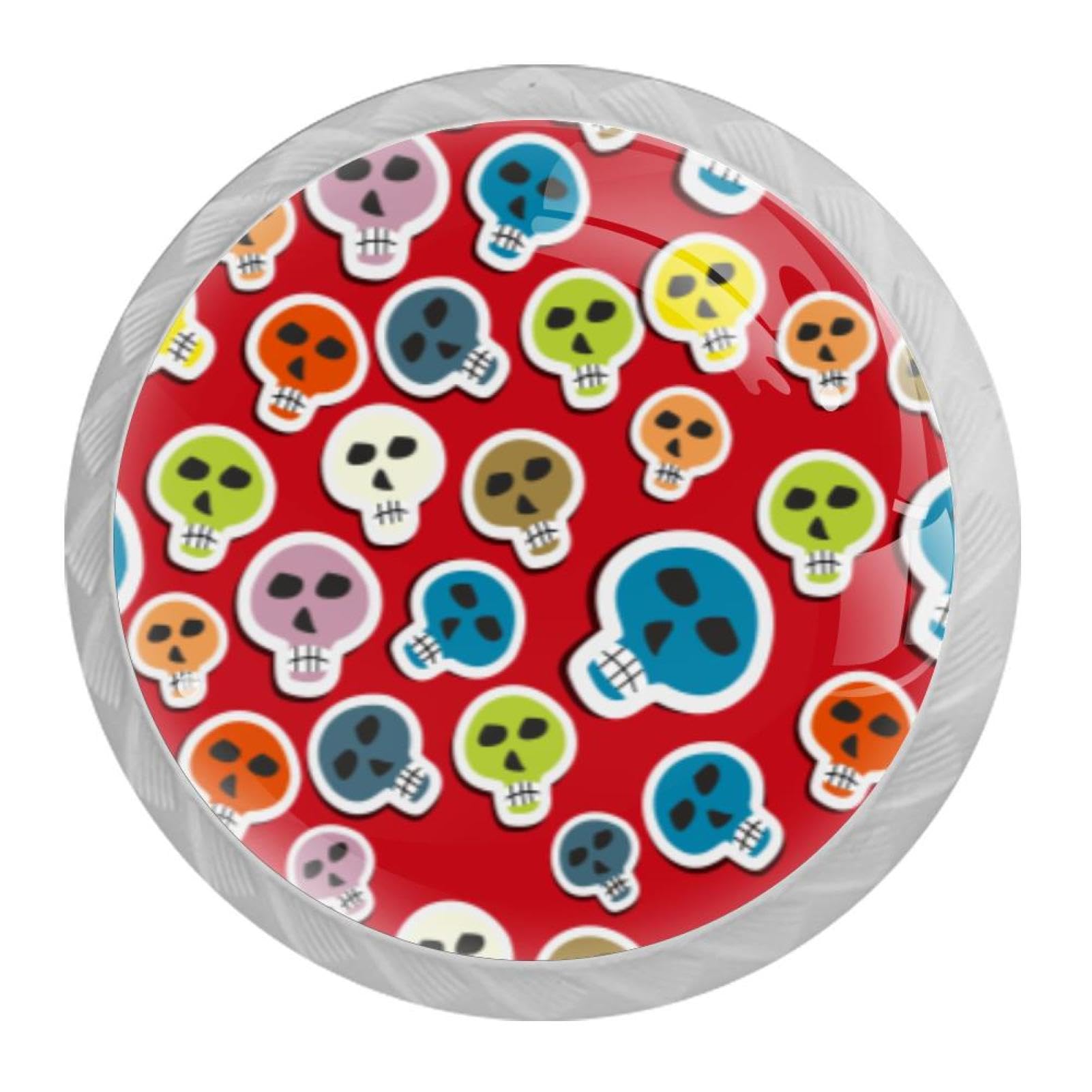 Tqmspg Multi Colorful Skulls Pattern