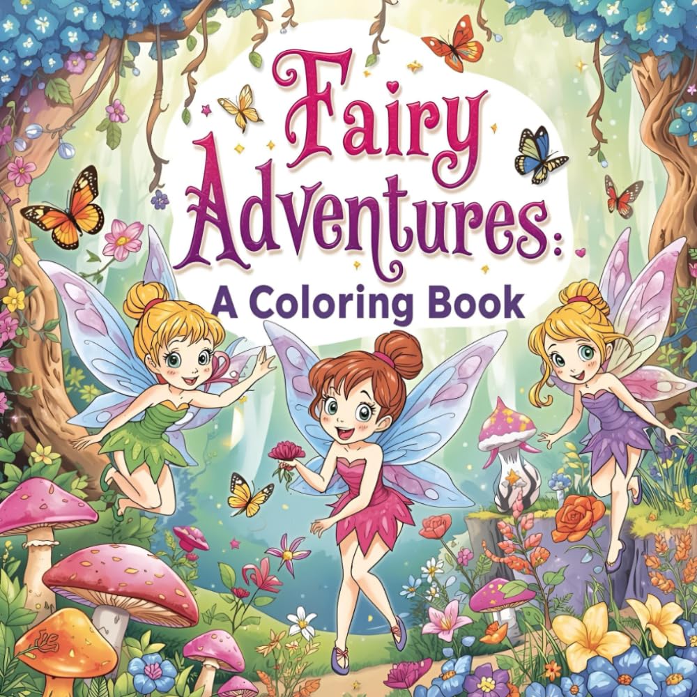 Fairy Adventures: A Coloring Book