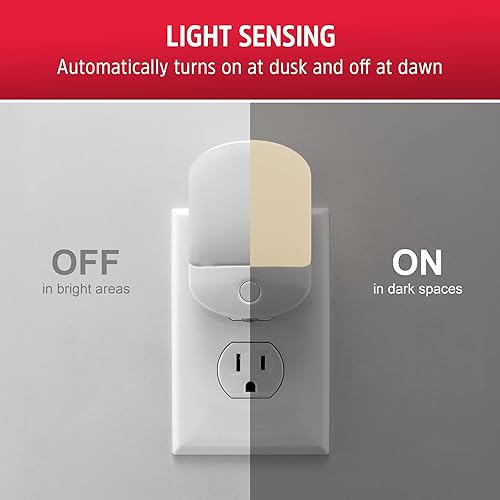 Miniatura 5 de Energizer Luz nocturna, cambio de color, luz nocturna para dormitorio, baño, guardería, pasillo, cocina, base blanca, 81567