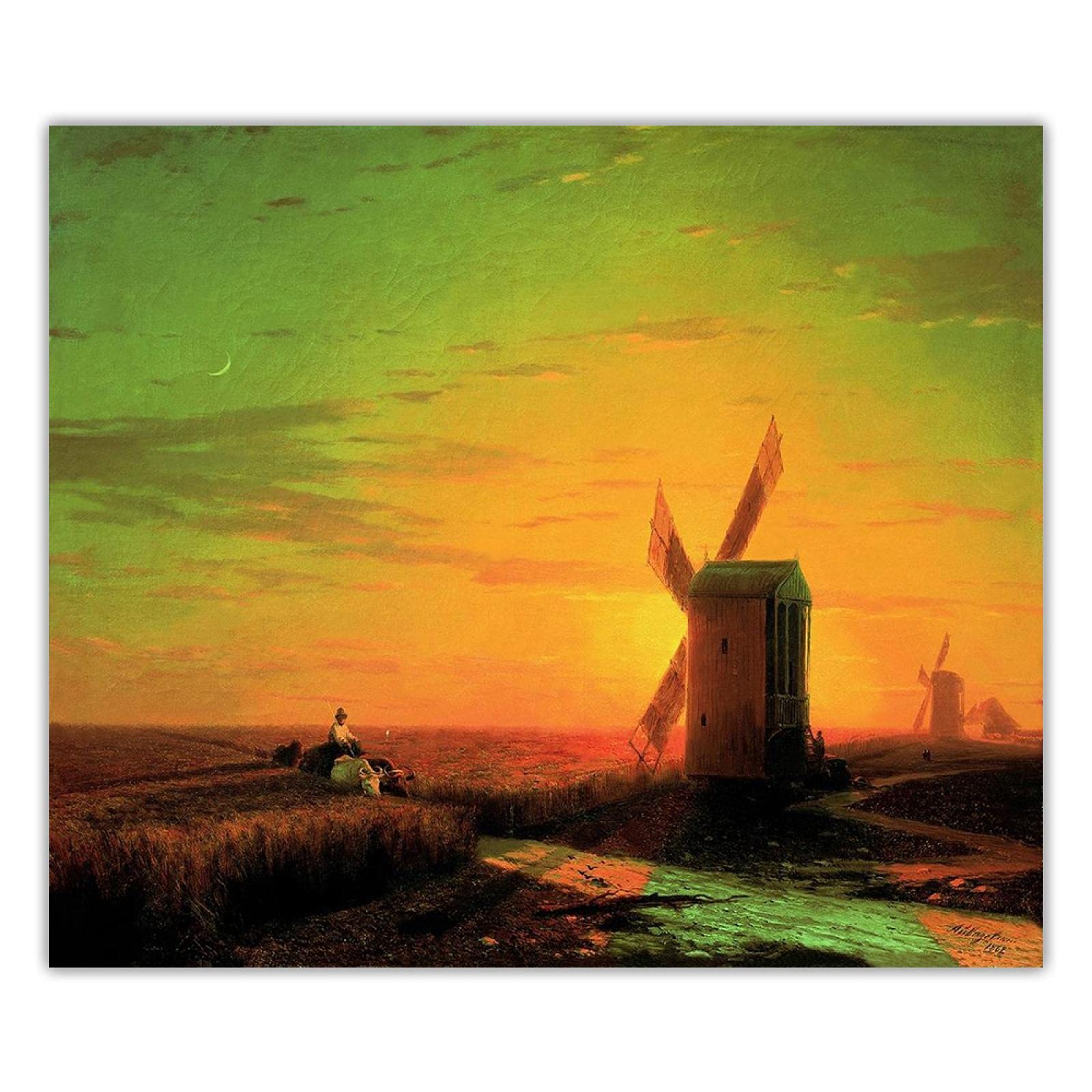 Amazon｜イヴァンアイヴァゾフスキーの有名な絵画-「ウクライナの夕べ