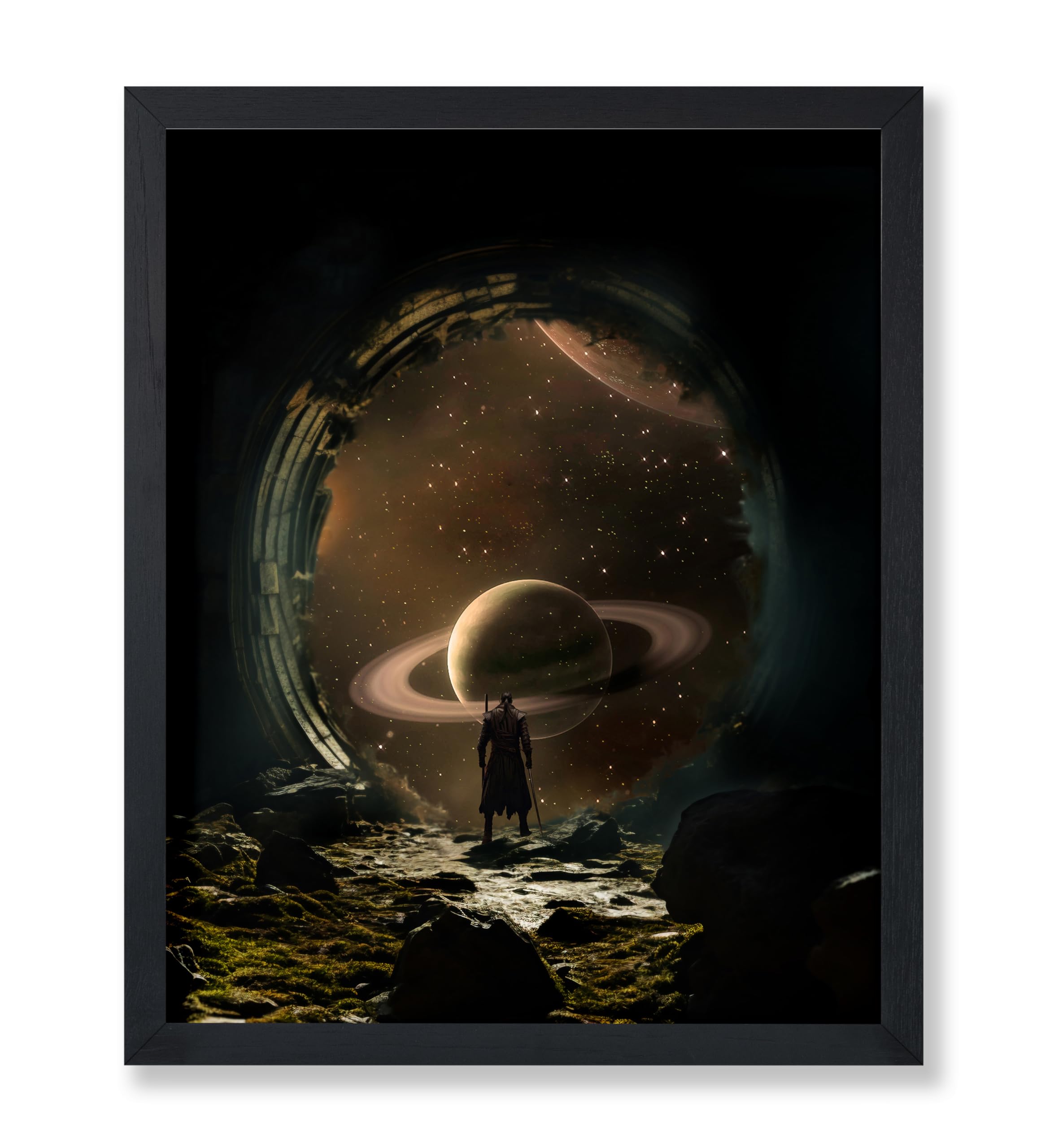 Amazon.com: Poster Master Planet Poster - Man in Space Print - Galaxy ...