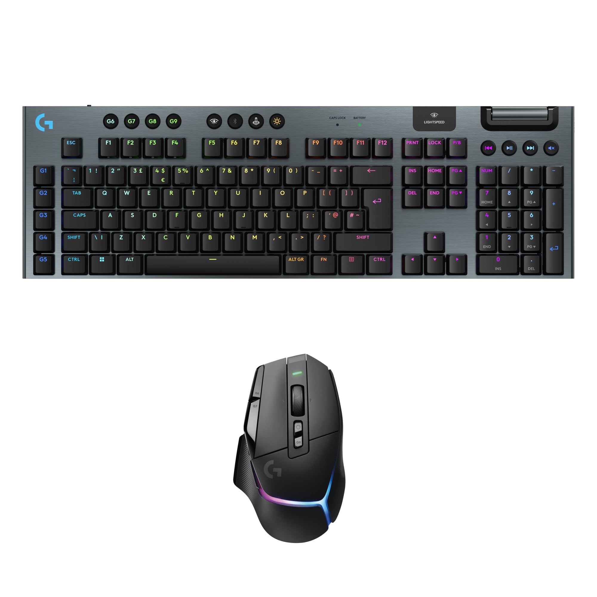 Logitech G G915 X LIGHTSPEED Low-Profile Wireless Gaming Keyboard