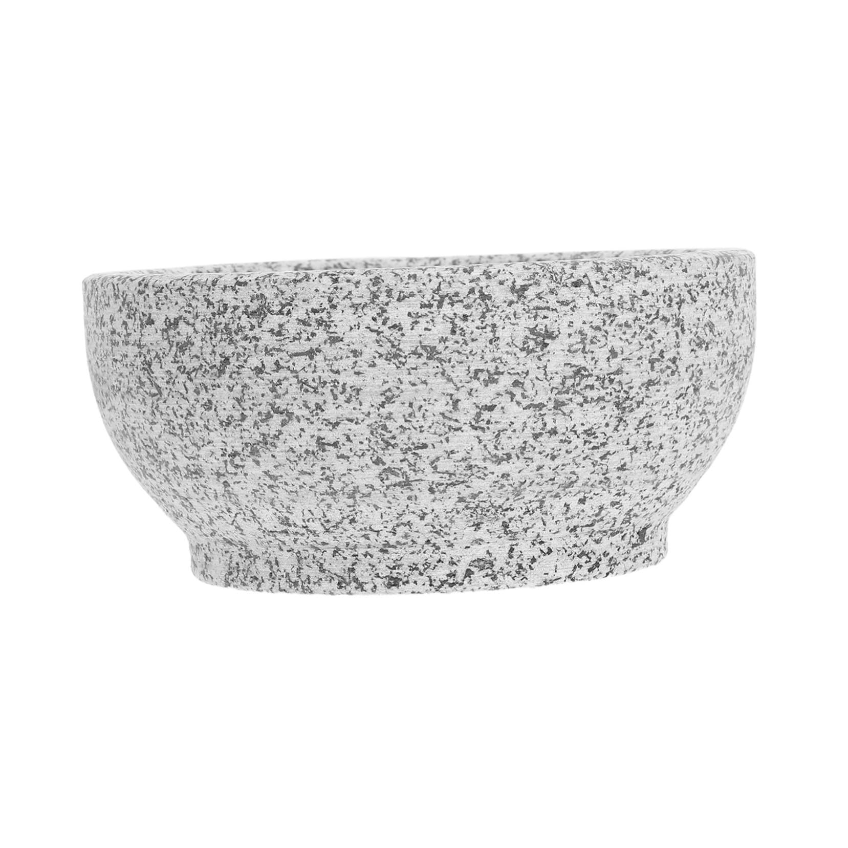 Bol pierre coréen bibimbap haut de gamme taillé dans la masse pour une cuisson noble