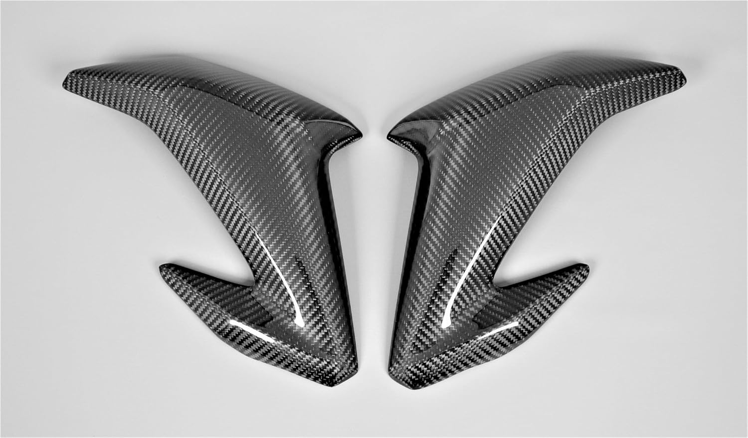 Paneles laterales superiores de fibra de carbono para Kawasaki Z900 2017-2019