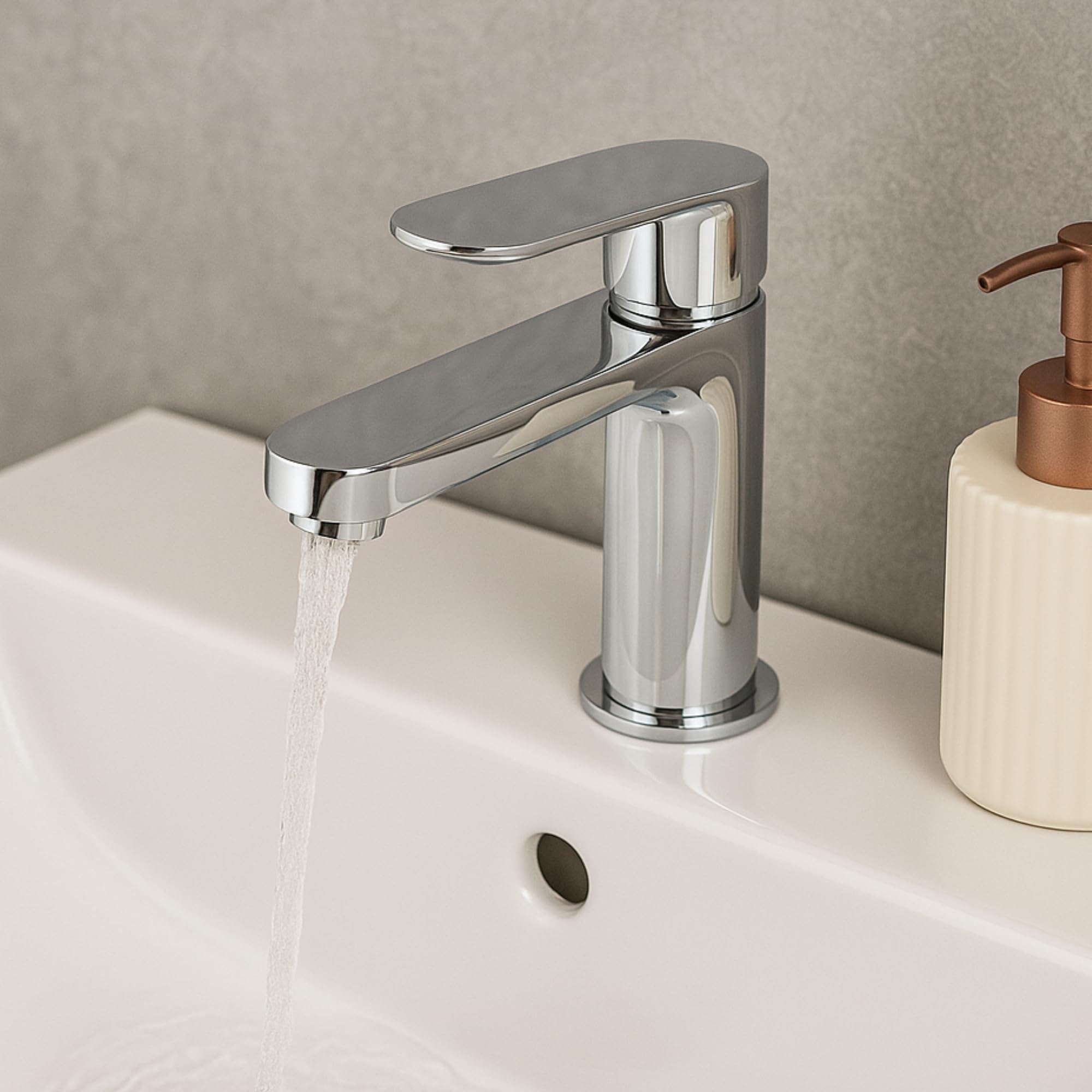Colston Signature Single Lever Basin Mixer | Luxury Bathroom Sink Faucet | Smooth & Long-Lasting Performance (Single Handle Installation Type)-image-15