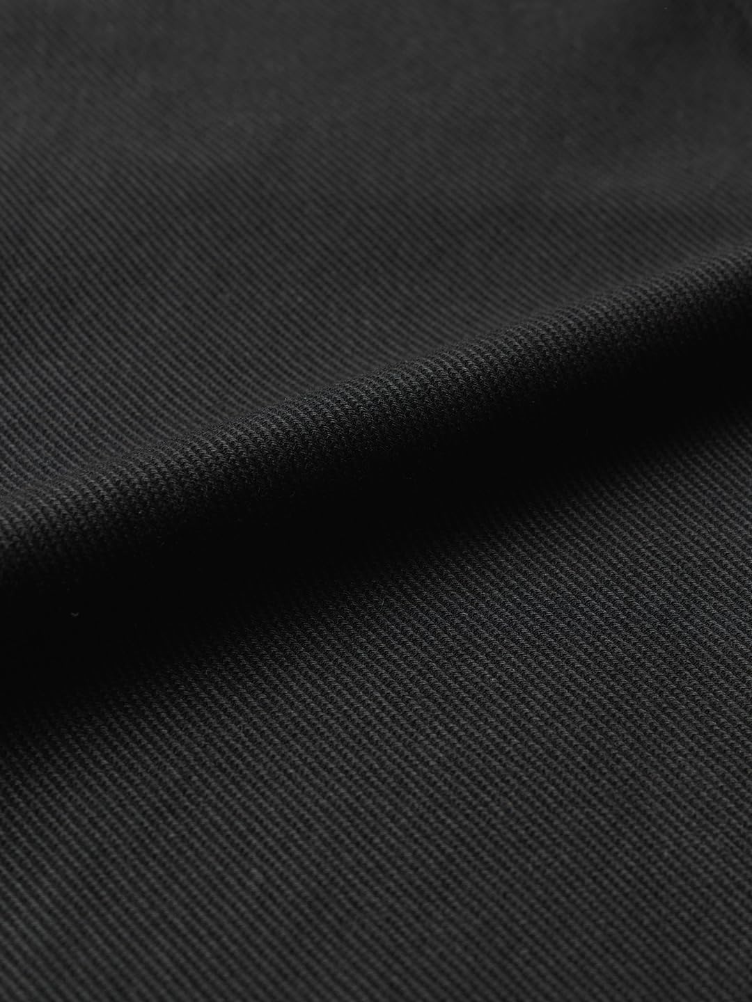 The Souled Store Camicia oversize: Dark Coal Uomini e Ragazzi Manica Corta Colletto Cubano Nero Solido Cotone Contrasto Abbottonatura a righe Spalla goccia Confortevole Camicie oversize casual