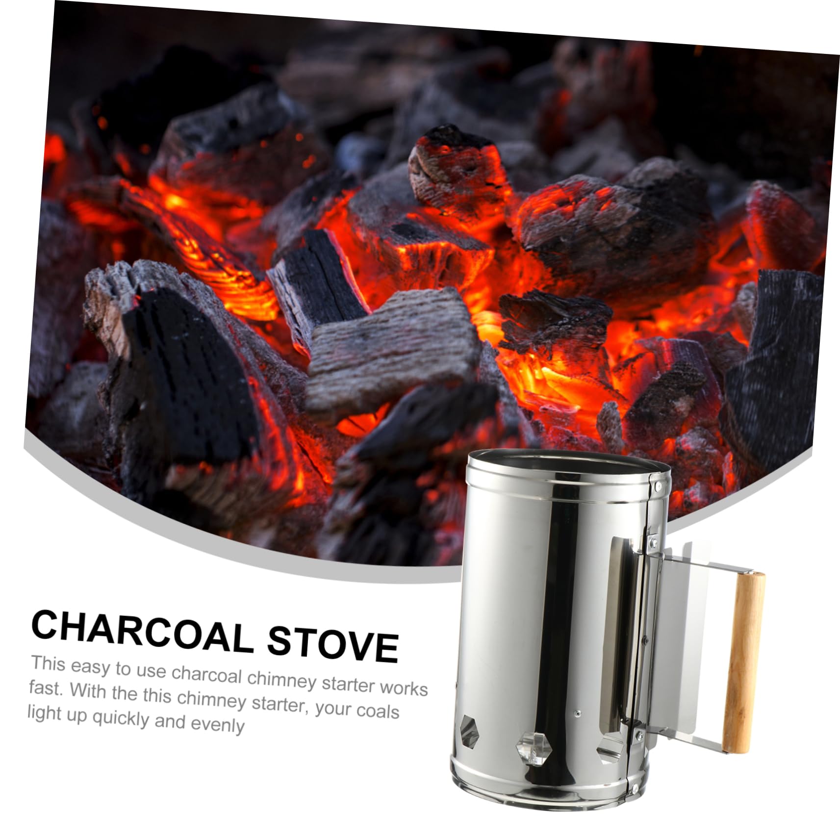 Amazon.com: Cabilock Outdoor Barbecue Fire Bucket Charcoal Starter