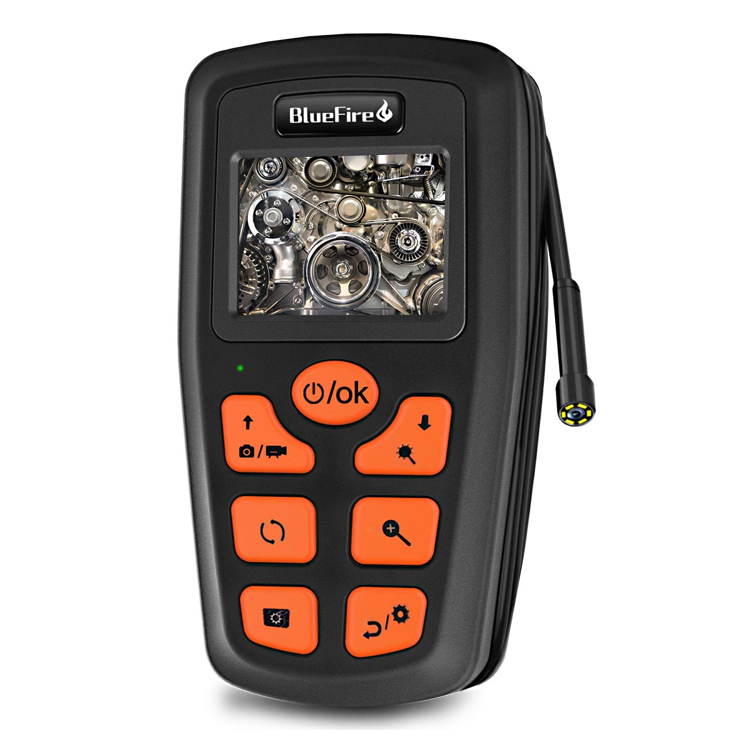 BlueFire Industrial Endoscope 2.4inch LCD Screen Inspection Camera 5