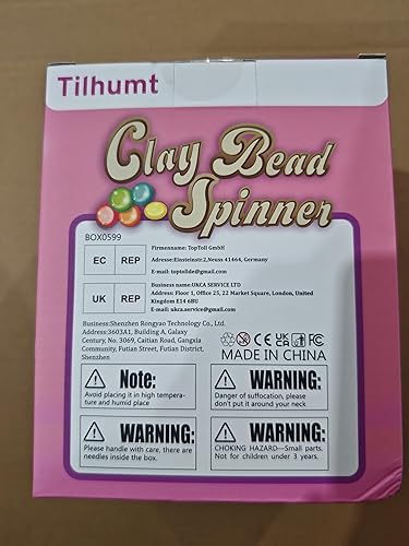 Vista 9 de Tilhumt Juego de 2112 cuentas para hacer 18 pulseras de la amistad, kit de fabricación de pulseras con 12 colores de cuentas de arcilla polimérica