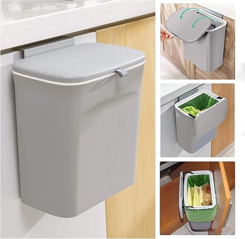 Miniatura 37 de GreFusion Bolsas de basura compostables, pequeñas de 2.6 galones, 270 unidades, 0.72 mils de grosor, ecológicas, certificación ASTM D6400 y BPI