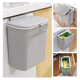 GreFusion 2.6 Gallon Compostable Trash Bags, 100 Count, Extra Thick 0.71 Mil, Certified by BPI and ASTM D6400, Perfect Fit for Small Trash Cans