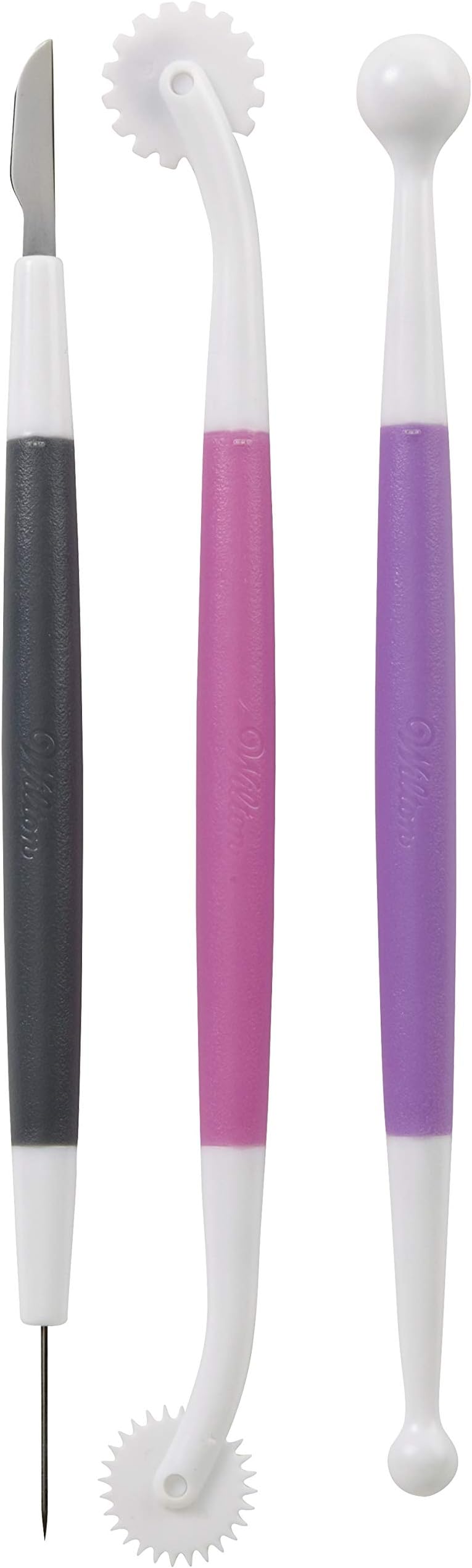 Wilton 1907-1349 Basic 3-Piece Fondant and Gum Paste Tool Set