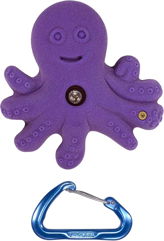 Atomik Rock Climbing Holds Ollie the Octopus in Purple