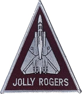 VF-84 Jolly Rogers Patch – Plastic Backing/Sew On, 4.5 inch