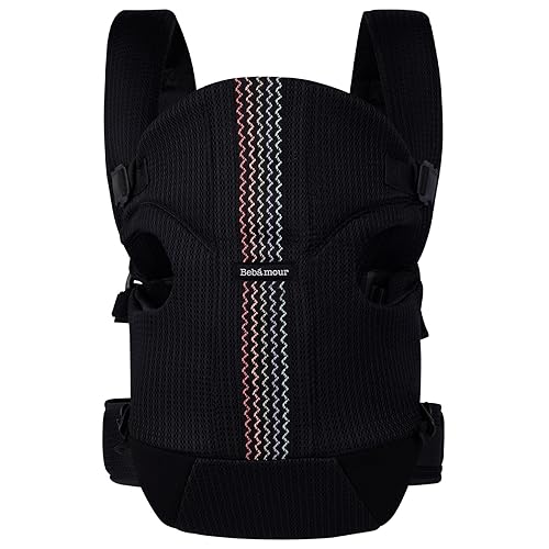 Miniatura 2 de Bebamour Portabebés Knit Portabebés ligero 3 en 1 Portabebés Portabebés Delantero y Trasero (Rosa)