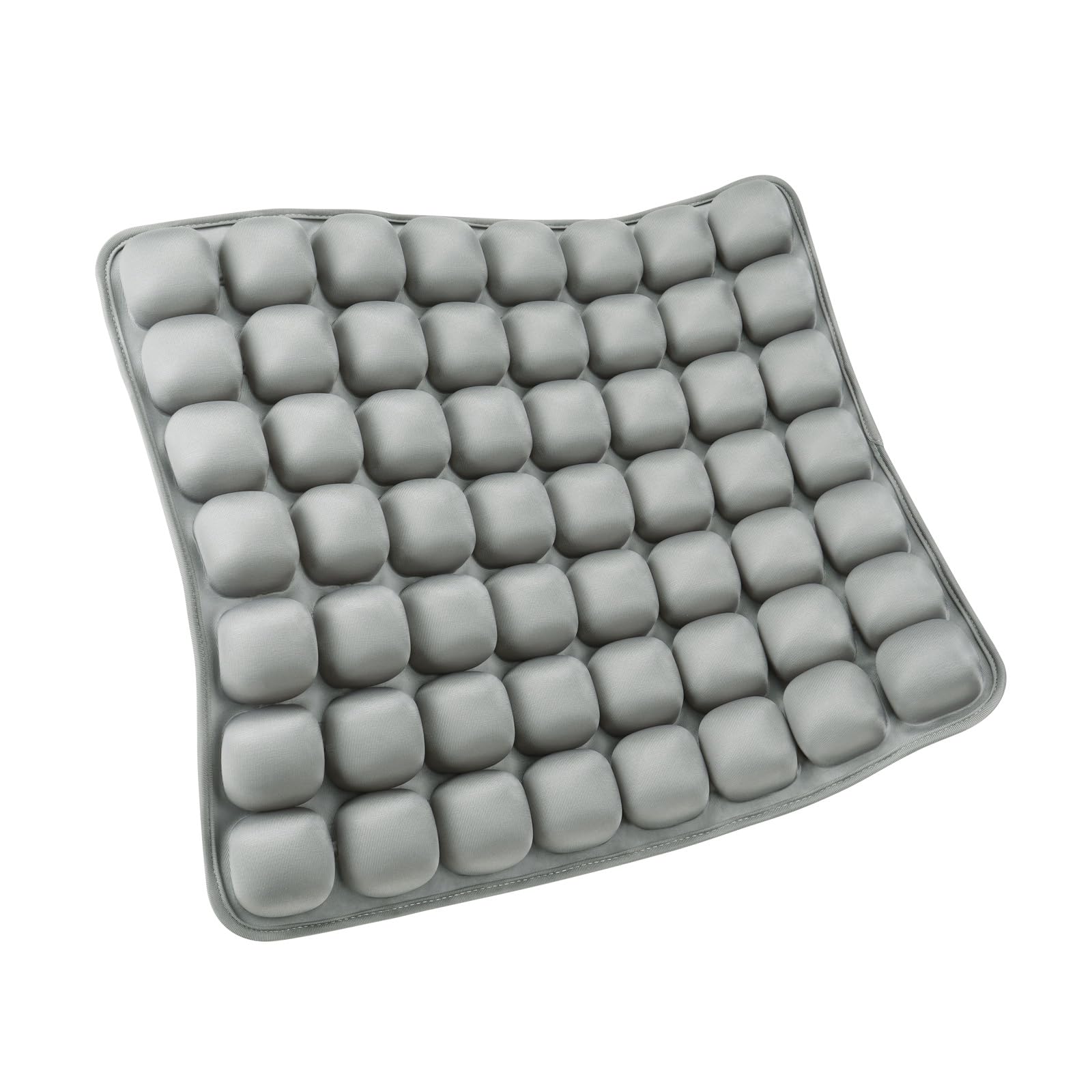 SUNFICON Inflatable Car Seat Cushion Air Seat Cushion Work from Home Office Chair Cushion Wheelchair Pad Anti Bedsore Orthopedics Pain Pressure Relief Cushion Camping Seat Mat w Pump 18"x16"x1'' Gray