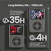Innioasis Y1 MP3 Player - Timeless Class: 128 GB Bluetooth Video Player Audio Books FM Radio and Touch Wheel Control (Black)