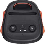 JBL PartyBox 110 Portable Party Speaker with 160W Powerful Sound, Built-in Lights, Up to 12 Hours of Playtime and IPX4 Splashproof Design - Black