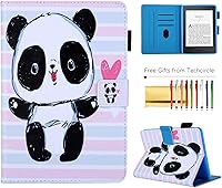 Vista 10 de Funda tipo libro para Kindle Paperwhite de 10ª/7ª/6ª/5ª generación, funda protectora ligera con ranuras para tarjetas, encendido automático