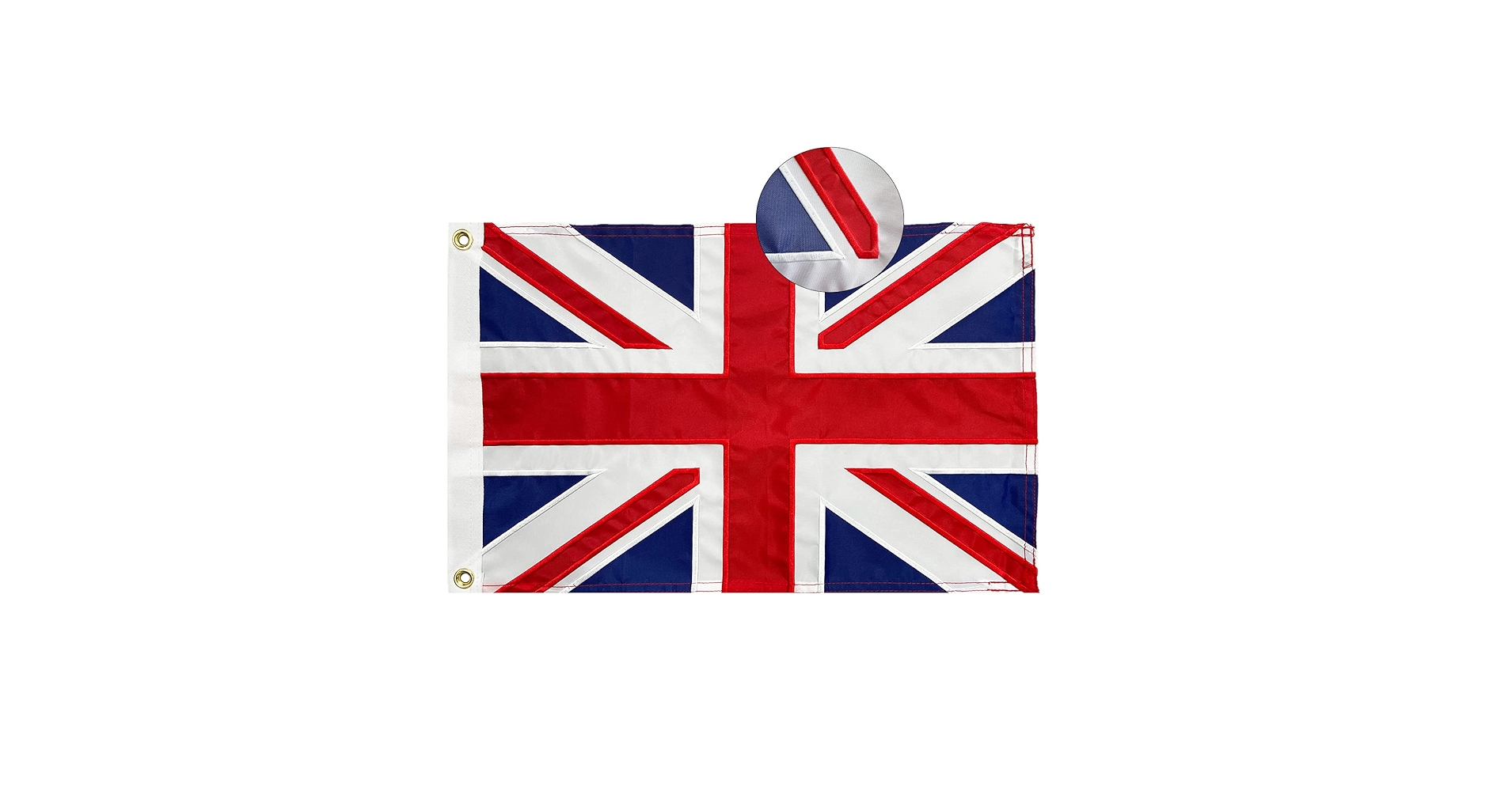 Amazon.com : FRF FLAG British Flags 12x18 Inch Embroidered